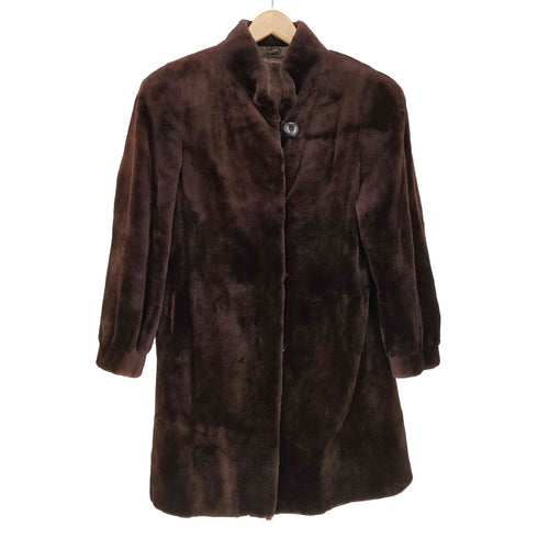 サガミンク SAGA MINK sheared mink シェアードミンク 銀サガ ミンクファーコート レディース F
