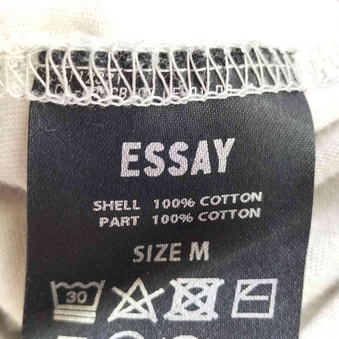 エッセイ ESSAY L.Vプリント タートルネックニット メンズ import:M