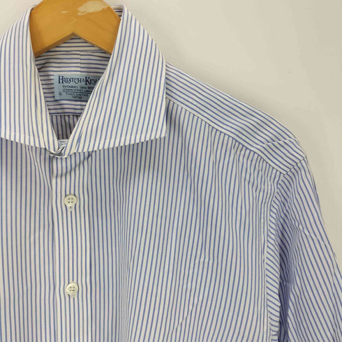Hilditch & Key ヒルディッチアンドキー 長袖 ストライプ シャツ メンズ 16