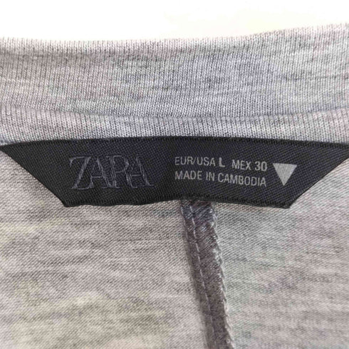 ザラ ZARA コンビネーション リボン ミディワンピース レディース JPN:L