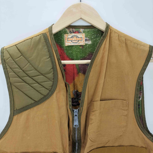 サフトバック SAFTBAK 70S OLD 裏地 総柄 ガンフラップ ハンティング ワーク シューティング ベスト PRAIDE ジップ メンズ