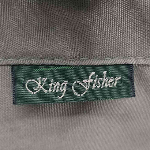 king fisher 裏地 迷彩 カモフラ マルチ ポケット フィッシング ワーク ベスト メンズ LL