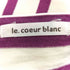 ルクールブラン le.coeur blanc スクエアネックボーダー長袖カットプルオーバー レディース JPN:38