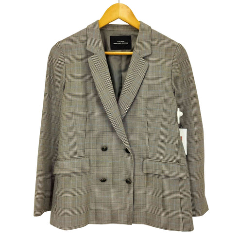 ユナイテッドアローズグリーンレーベルリラクシング UNITED ARROWS green label relaxing クラシカルチェック ダブル ジャケット レディース JPN:38