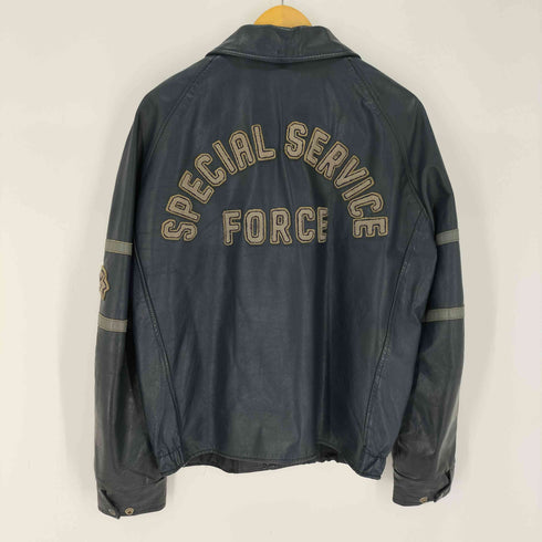 SPECIAL SERVICE FORCE 特殊任務部隊 レザージャケット メンズ 46