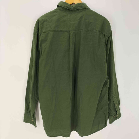 レッドヘッド RED HEAD 00S OLD リップストップ ミリタリー ボックス シャツ メンズ import:XL