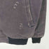 SADDLE KING WESTERN 80S USA製 TALONジップ ダメージ 裏地ネイティブ キャンバス ジップアップブルゾン メンズ import:XL