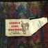 SADDLE KING WESTERN 80S USA製 TALONジップ ダメージ 裏地ネイティブ キャンバス ジップアップブルゾン メンズ import:XL