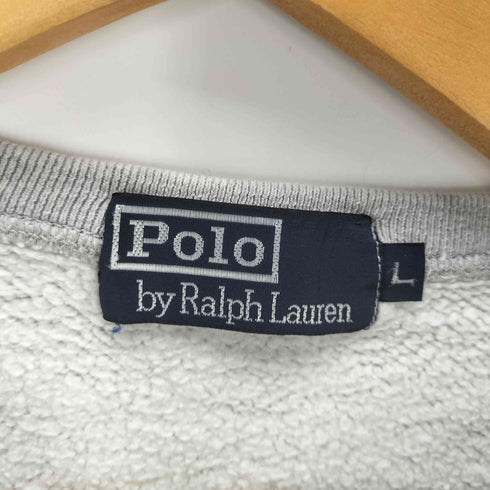 ポロバイラルフローレン Polo by RALPH LAUREN 90S OLD ナイガイ期 ポニー刺繍 ラグラン スウェット トレーナー メンズ import:L