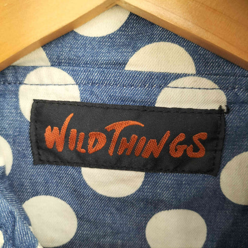 ワイルドシングス WILD THINGS ドット ジップアップパーカー メンズ JPN:L