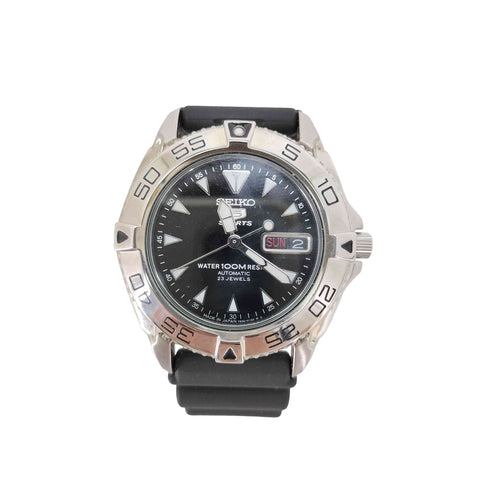 セイコー SEIKO 7S36-00Y0 SEIKO 5 SPORTS 逆輸入 自動巻き 裏スケ 40mm メンズ ONE SIZE