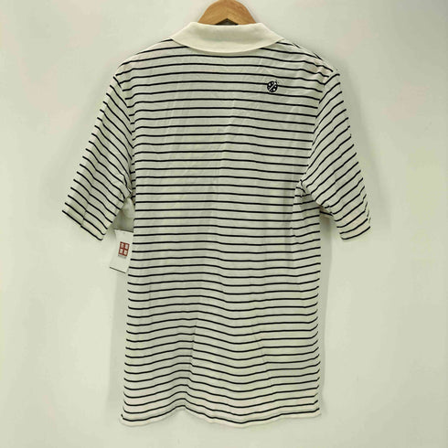 ポロゴルフラルフローレン POLO GOLF RALPH LAUREN 90S OLD ポニー刺繍 ボーダー ポロ シャツ 鹿の子 メンズ import:S