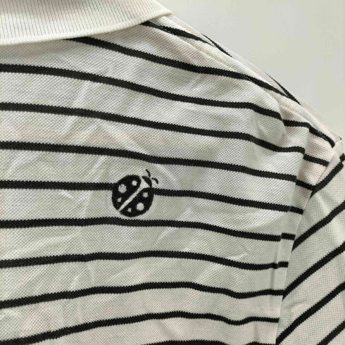 ポロゴルフラルフローレン POLO GOLF RALPH LAUREN 90S OLD ポニー刺繍 ボーダー ポロ シャツ 鹿の子 メンズ import:S