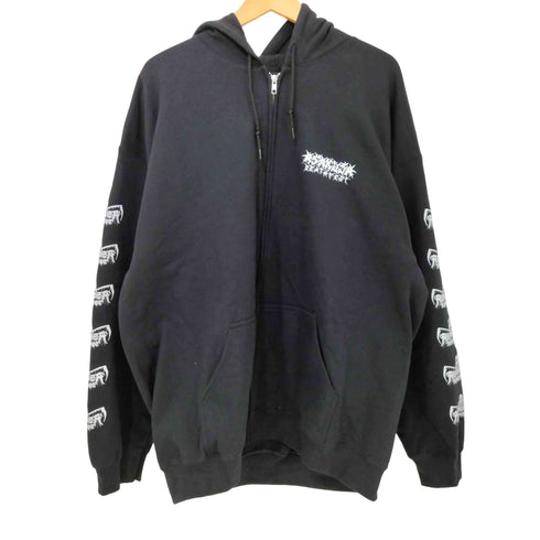 ギルダン GILDAN ASAKUSA DEATHFEST 浅草デスフェスト プリント ジップアップパーカー メンズ import:XL