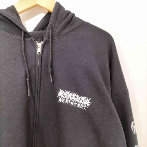 ギルダン GILDAN ASAKUSA DEATHFEST 浅草デスフェスト プリント ジップアップパーカー メンズ import:XL