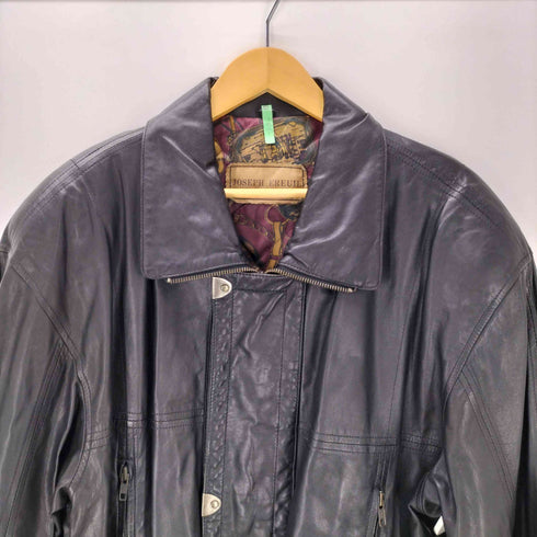 JOSEPH EREUIL PARIS Lamb Leather 羊革 オール ラムレザー コート メンズ import:M