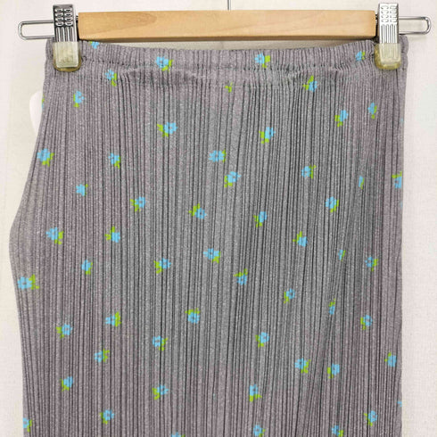 プリーツプリーズイッセイミヤケ PLEATS PLEASE ISSEY MIYAKE フラワープリント ロング丈プリーツスカート レディース JPN:2
