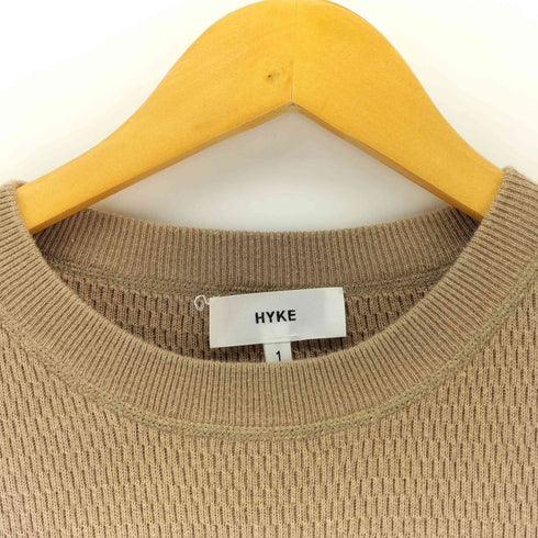 ハイク HYKE CASHMERE カシミヤ混 コットン プルオーバーニット レディース JPN:1