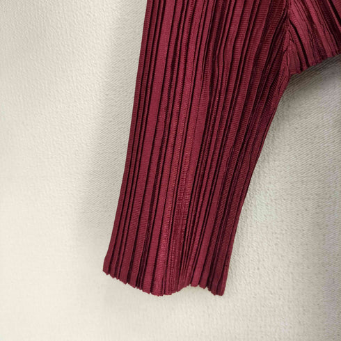 プリーツプリーズイッセイミヤケ PLEATS PLEASE ISSEY MIYAKE ハイネック プリーツ 半袖カットソー レディース JPN:3