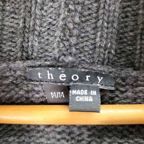 セオリー theory JOOIN WARMTH カシミヤ混 ショールカラー ニットセーター レディース import:M