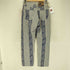 ケンゾージーンズ KENZO JEANS 北斎タグ フランス製 フローラル ストライプ デニムジャケット メンズ US:30-31