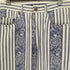 ケンゾージーンズ KENZO JEANS 北斎タグ フランス製 フローラル ストライプ デニムジャケット メンズ US:30-31