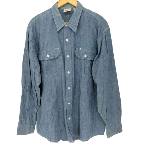 プレンティス Prentiss シャンブレー ワークシャツ メンズ import:L