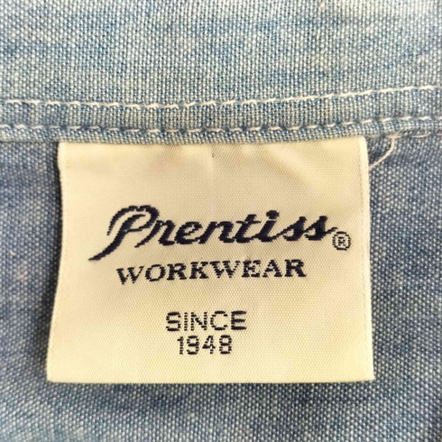 プレンティス Prentiss シャンブレー ワークシャツ メンズ import:L