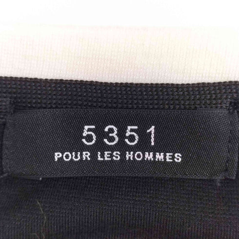 ゴーサンゴーイチプールオム 5351 POUR LES HOMMES 異素材切替 L/S カットソー メンズ JPN:44