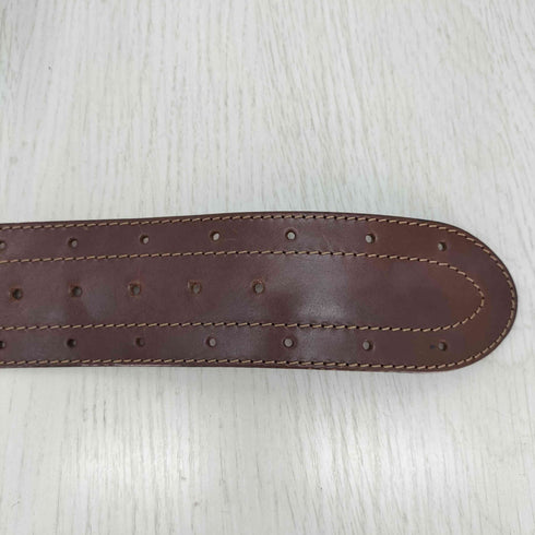 アンティークコイン スタッズ レザー ベルト レディース