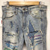 EV BRAVADO エブ ブラバド MRDR BRVDO クラッシュ デニム パンツ メンズ