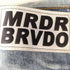 EV BRAVADO エブ ブラバド MRDR BRVDO クラッシュ デニム パンツ メンズ