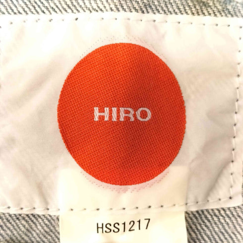 HIRO ヒロ クラッシュ デニム プルオーバー メンズ FREE