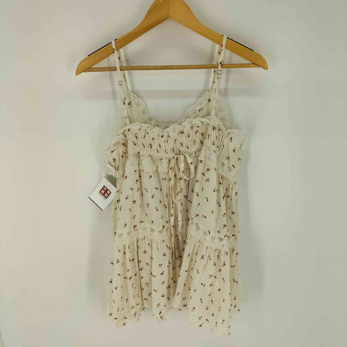 ダブルクローゼット w closet レース使いミニキャミワンピース レディース FREE