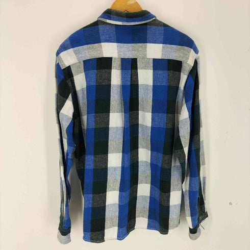 ステューシー Stussy OLD ブロックチェック 長袖 ネルシャツ メンズ L