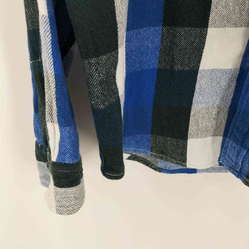 ステューシー Stussy OLD ブロックチェック 長袖 ネルシャツ メンズ L