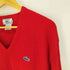 アイゾッドラコステ IZOD LACOSTE 糸巻きタグ 青ワニ Vネック ニット メンズ import:XL