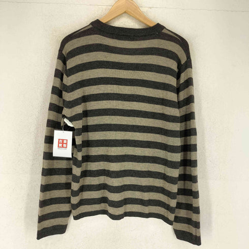 ユナイテッドアローズ UNITED ARROWS ボーダー ヘンリーネック 長袖 ニット セーター メンズ M