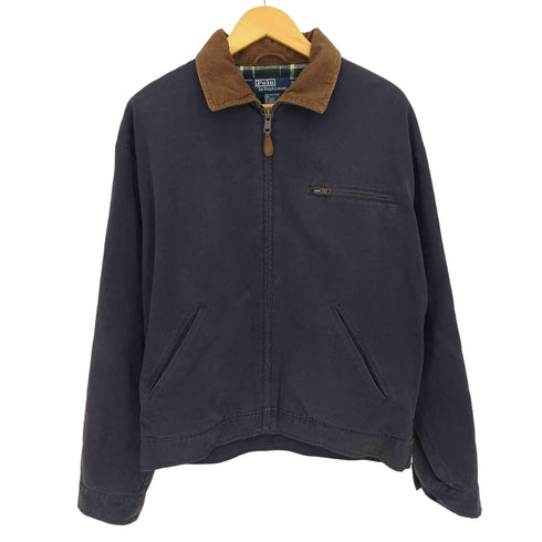 ポロバイラルフローレン Polo by RALPH LAUREN 90s コットン 襟コーデュロイ デトロイトジャケット スイングトップ メンズ import:M