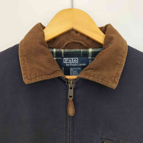 ポロバイラルフローレン Polo by RALPH LAUREN 90s コットン 襟コーデュロイ デトロイトジャケット スイングトップ メンズ import:M