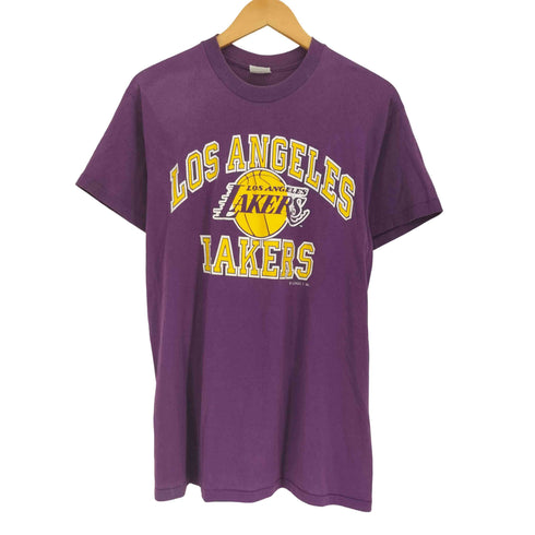 ステッドマン STEDMAN USA製 90S バスケチームロゴ フロントプリント Tシャツ メンズ import:L