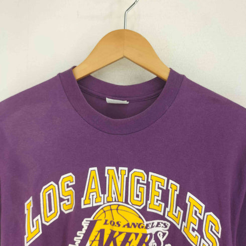 ステッドマン STEDMAN USA製 90S バスケチームロゴ フロントプリント Tシャツ メンズ import:L