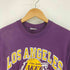 ステッドマン STEDMAN USA製 90S バスケチームロゴ フロントプリント Tシャツ メンズ import:L