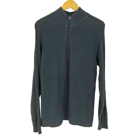 コロンビア Columbia ハーフジップ リブ編み ニット メンズ JPN:M