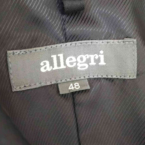アレグリ allegri ステンカラーハーフコート メンズ JPN:48