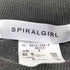 スパイラルガール SPIRALGIRL ウォッシュド ピグメント クロップドスウェット フレアパンツ セットアップ レディース FREE
