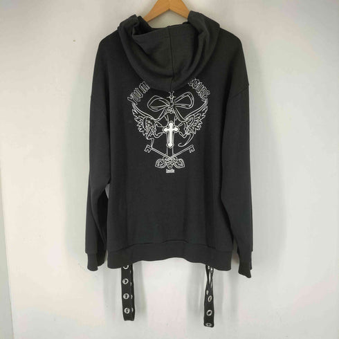 Hauls 病みかわ クロスZIPパーカー レディース