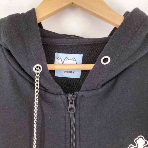 Hauls 病みかわ クロスZIPパーカー レディース