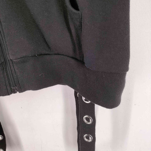 Hauls 病みかわ クロスZIPパーカー レディース