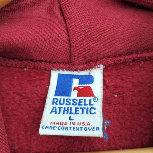 ラッセルアスレチック RUSSELL ATHLETIC 90S USA製 無地 プルオーバーパーカー メンズ import:L